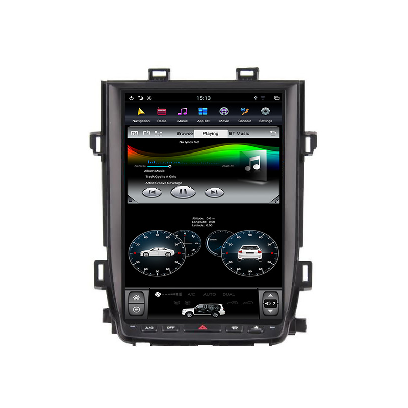 Toyota Alphard 20 2010-2014 Tesla style 12.1 inch Android Car DVD Player 